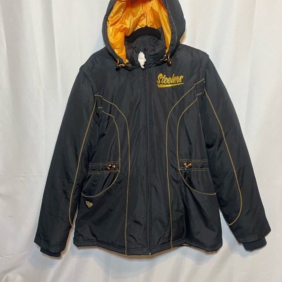 NWT Reebok Pittsburgh Steelers Rhinestone Jacket XL - Picture 5 of 10
